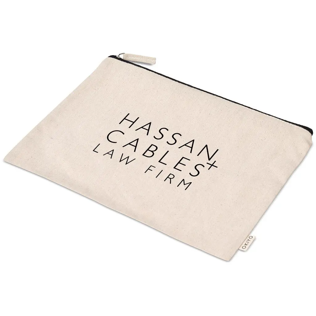 Okiyo Midori Cotton A5 Document Pouch 