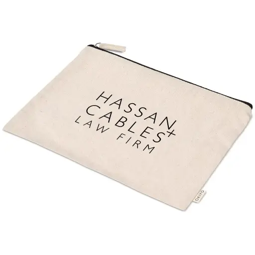 Okiyo Midori Cotton A5 Document Pouch 